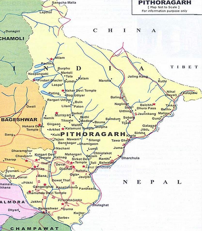 Pithoragarh-Map