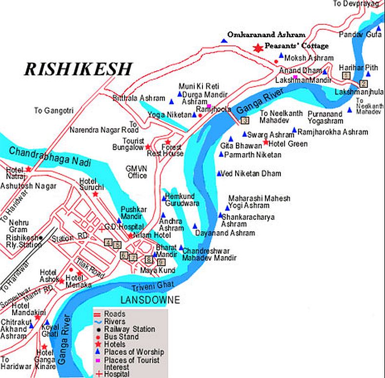 Rishikesh-Map